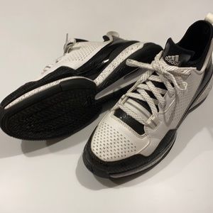 Damian Lillard “Dame 1” sneakers. White/black colorway. Men’s Size 11.5